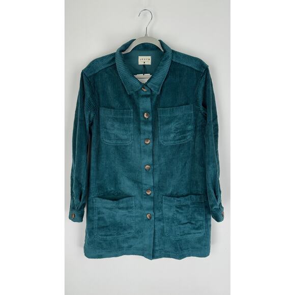 OffOn Clothing Workwear Style Corduroy Jacket Button Front Womens Medium New - Picture 1 of 7